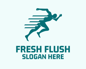 Fitness Sprint Run logo design