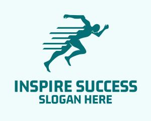 Marathon Sprint Run logo design