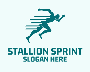 Fitness Sprint Run logo design