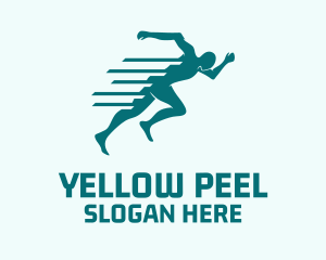 Marathon Sprint Run logo design