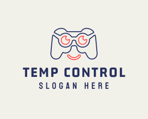 Happy Gamer Controller logo design