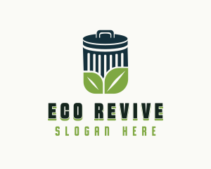 Eco Garbage Bin logo design