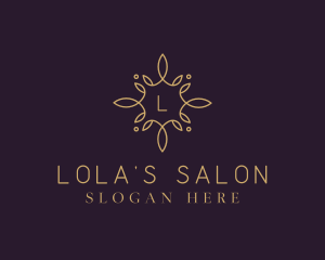 Floral Wellness Salon Spa logo design