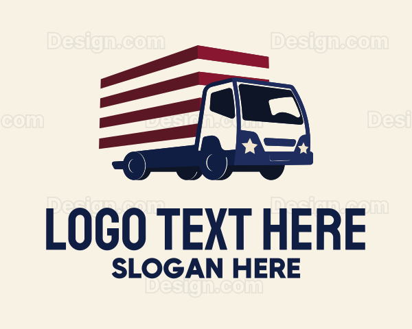 American Logistics Truck Logo