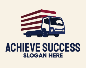 American Logistics Truck Logo