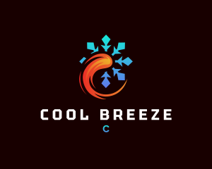 Hot Cold HVAC logo