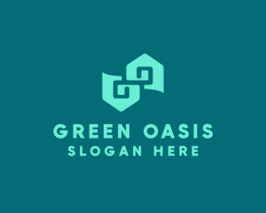 Green House Property logo design