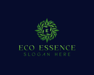 Wellness Eco Leaf logo design