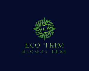 Wellness Eco Leaf logo design