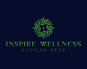 Wellness Eco Leaf logo design