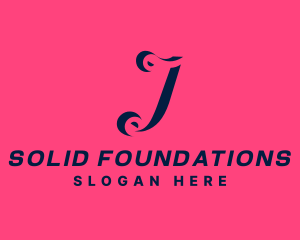 Feminine Fashion Cursive Logo