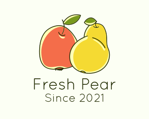 Pear & Peach Harvest logo
