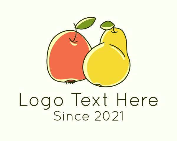 Peach logo example 3