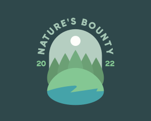 Nature Landscaping Garden logo design