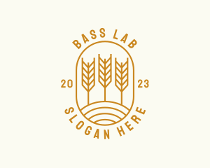 Agriculture Wheat Field logo design