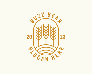 Agriculture Wheat Field logo design