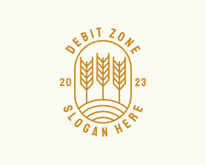 Agriculture Wheat Field logo design