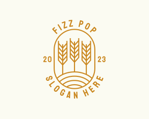 Agriculture Wheat Field logo design