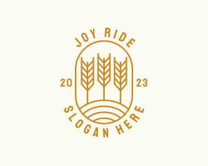 Agriculture Wheat Field logo design