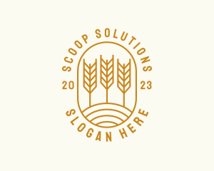 Agriculture Wheat Field logo design