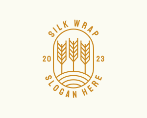 Agriculture Wheat Field logo design