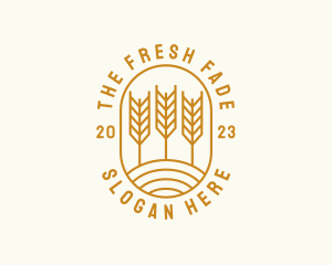 Agriculture Wheat Field logo design