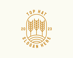 Agriculture Wheat Field logo design