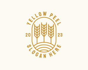 Agriculture Wheat Field logo design