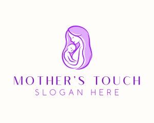 Mom Baby Childcare logo design