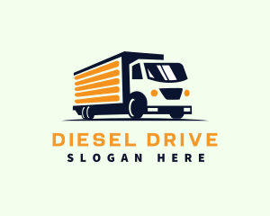 Logistics Delivery Truck logo design