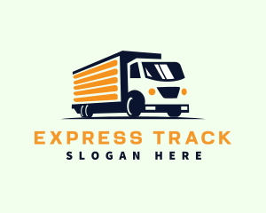 Logistics Delivery Truck logo design