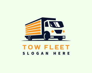 Logistics Delivery Truck logo design