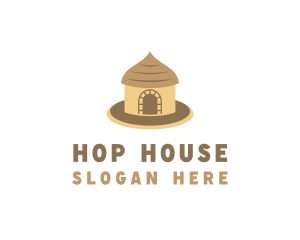 Tribute Hut House logo design