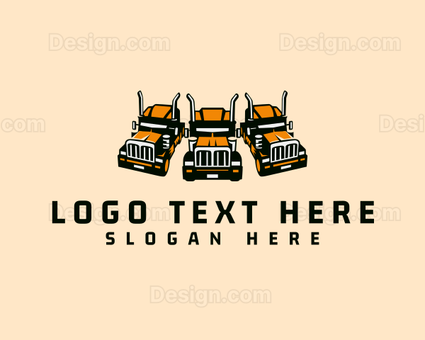 Heavy Cargo Truck Logo