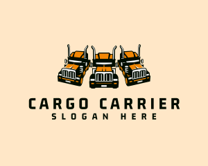 Heavy Cargo Truck logo design