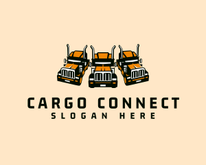 Heavy Cargo Truck logo design