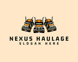 Heavy Cargo Truck logo design