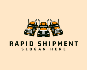 Heavy Cargo Truck logo design