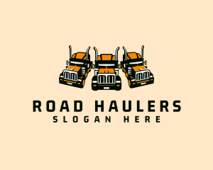 Heavy Cargo Truck logo design