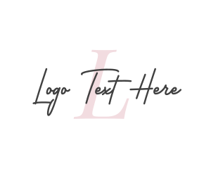 Feminine Cursive Wellness logo