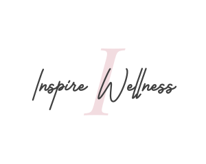 Feminine Cursive Wellness logo design