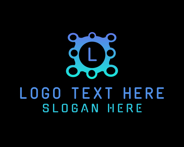 Technological logo example 2
