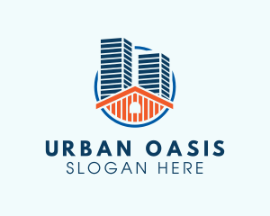Urban Property House logo design