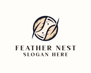 Feather Stationery Brand logo design