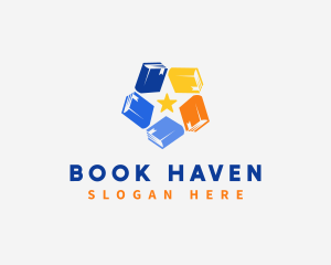 Educational Book Star logo design