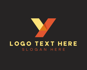 Orange Yellow Letter Y  logo