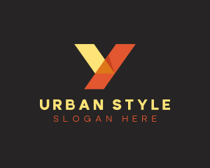 Orange Yellow Letter Y  logo design