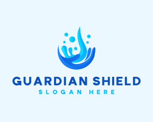 Hand Wash Protection logo design