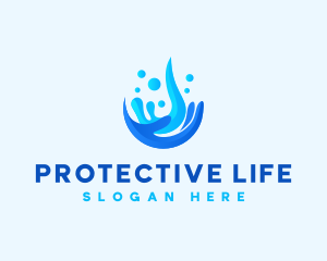 Hand Wash Protection logo design