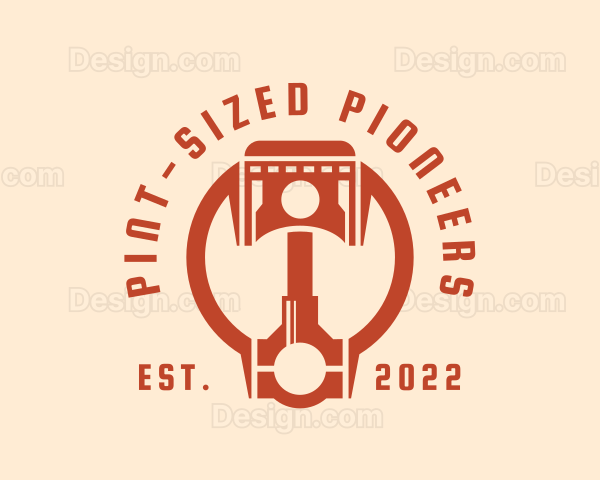 Industrial Engine Piston Logo